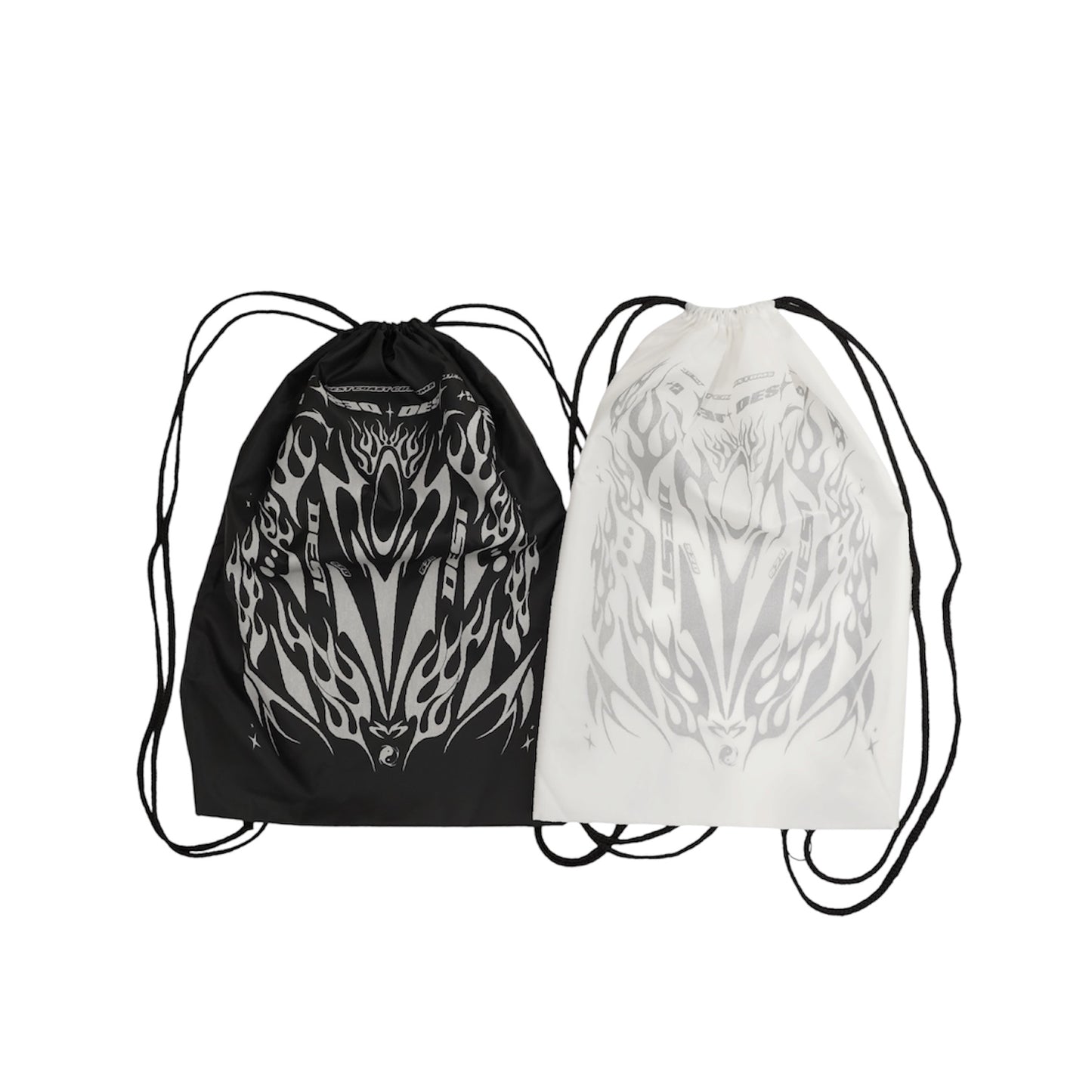 Reflective print Knapsack