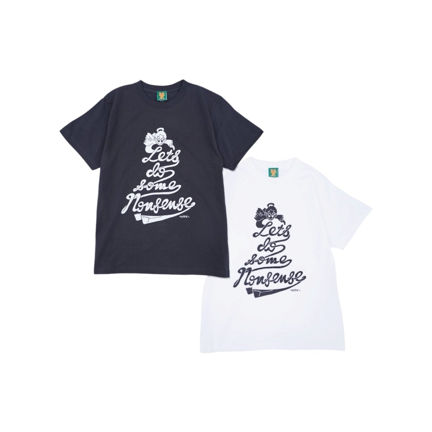 Let’s do some nonsense T- Shirts（White / Charcoal）