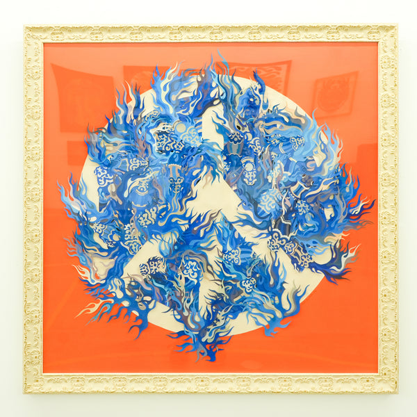 Satoshi Miyata / Burning peace symbol
