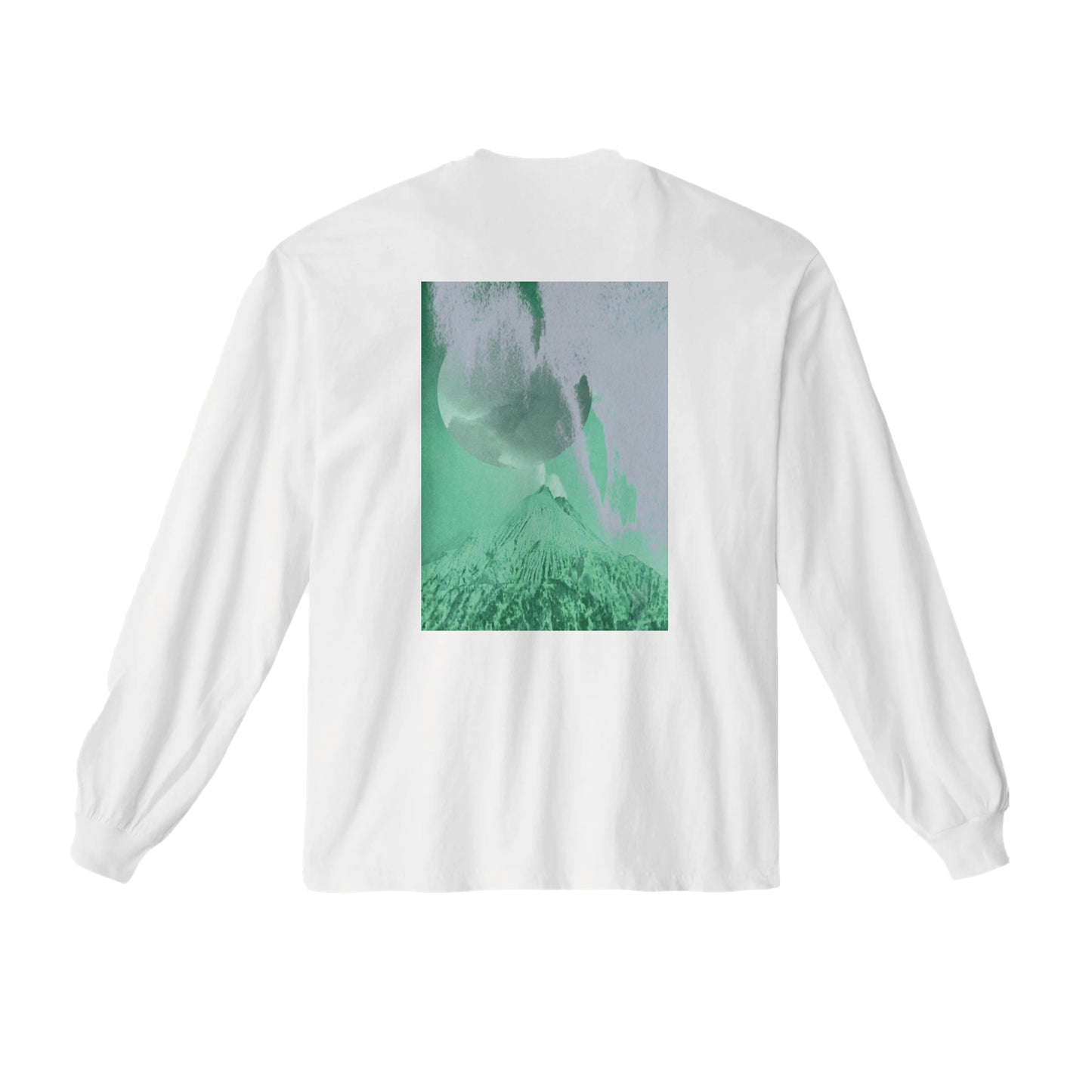 月極HP限定販売「YOSHIROTTEN × TSUKIGIME　FUTURE NATURE Long Sleeve T-shirt」(White / Black)