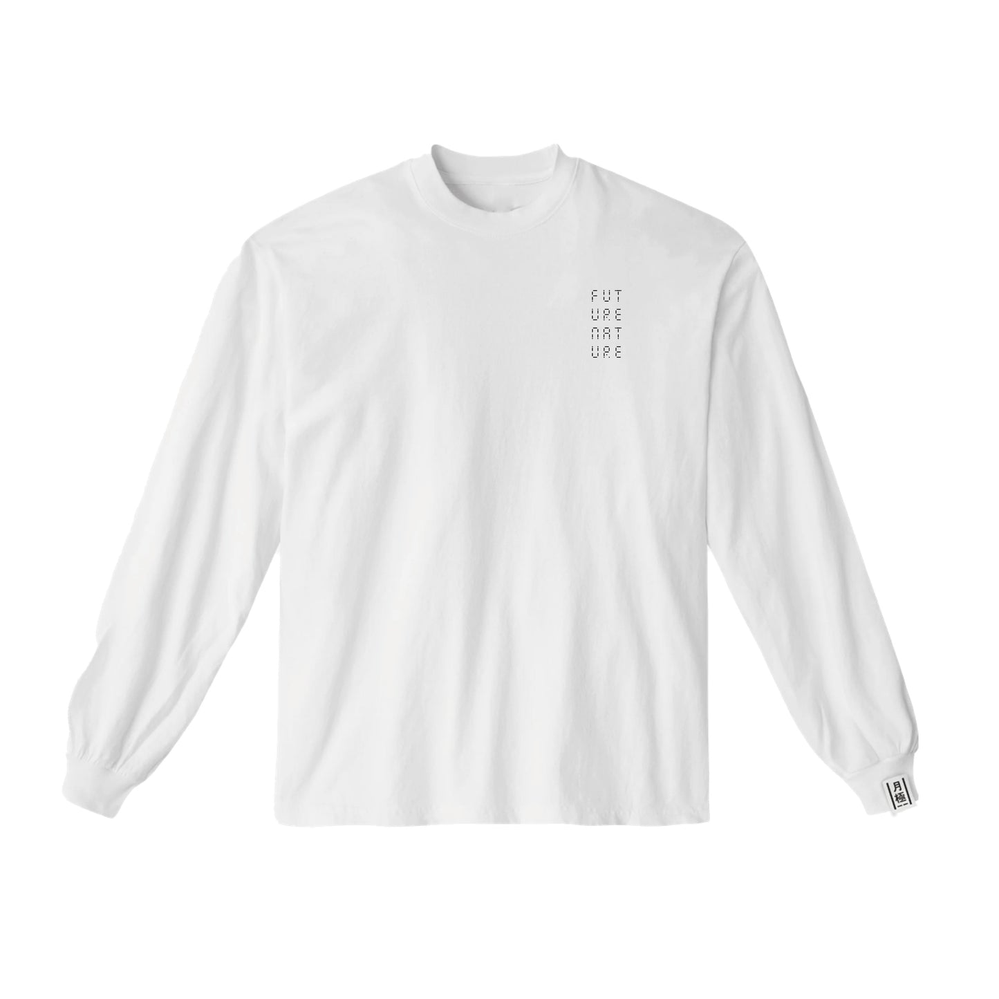 月極HP限定販売「YOSHIROTTEN × TSUKIGIME　FUTURE NATURE Long Sleeve T-shirt」(White / Black)