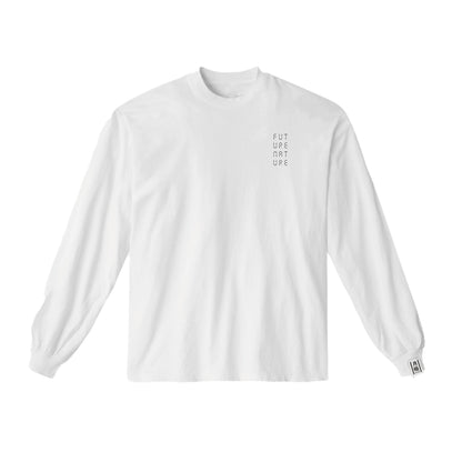 月極HP限定販売「YOSHIROTTEN × TSUKIGIME　FUTURE NATURE Long Sleeve T-shirt」(White / Black)