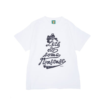 Let’s do some nonsense T- Shirts（White / Charcoal）